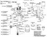 Bosch 0 603 260 103 Psp 250 Spray Gun 220 V / Eu Spare Parts